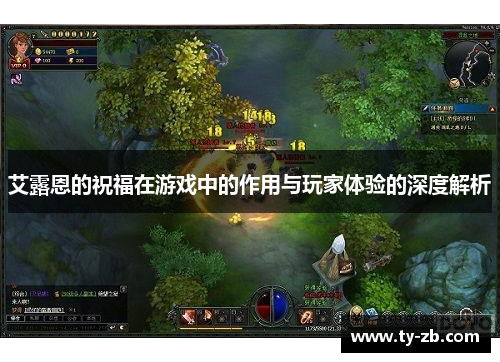 艾露恩的祝福在游戏中的作用与玩家体验的深度解析
